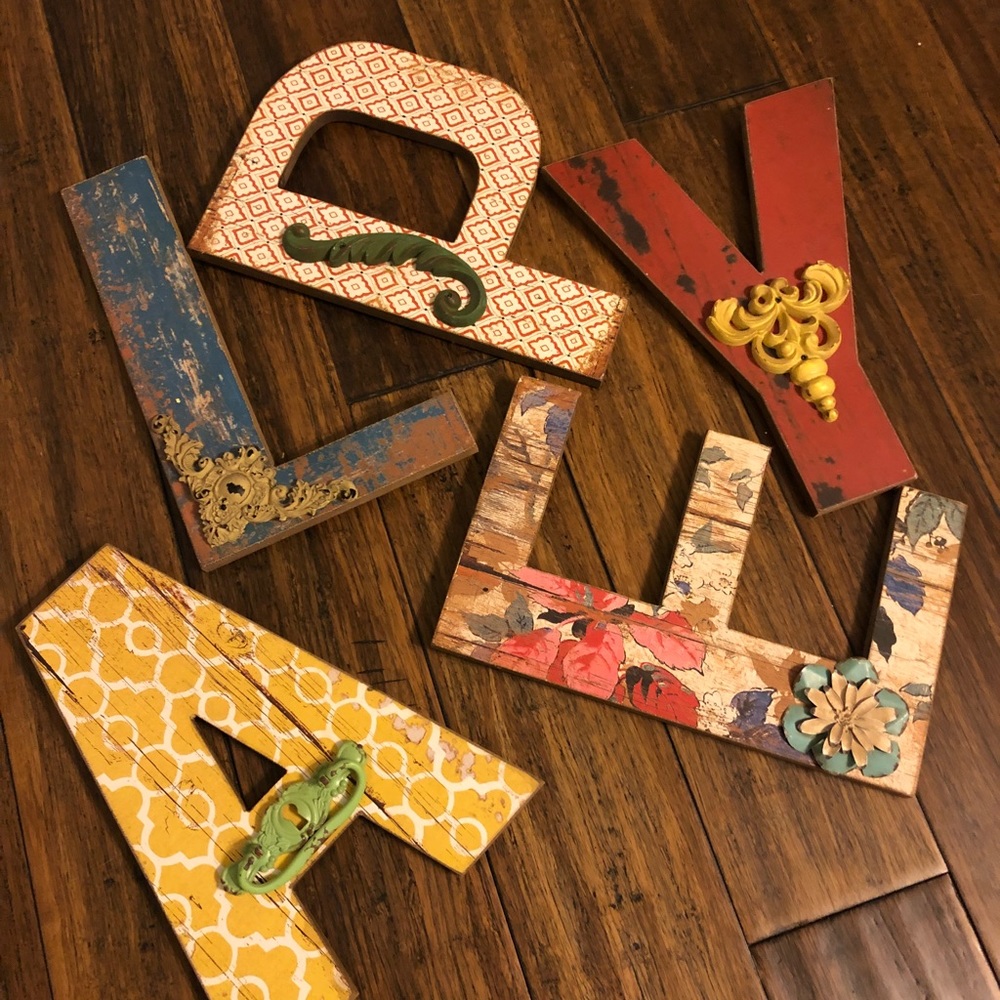 🍁🍁Decorative hanging letters 🌟